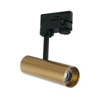 FARO BINARIO LED ROCKET ORO IN ALLUMINIO 7W 500LM 3000K