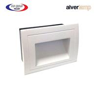 APPLIQUE SEGNAPASSO INCASSO  BIANCO  IP65 6w 4000K