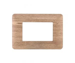 PLACCA PLASTICA 3P LEGNO CHIARO COMPATIBILE MATIX