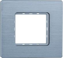 PLACCA ALLUMINIO 2P SILVER LUCIDO COMPATIBILE MATIX