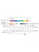 M4 CONTROLLER DA PARETE 503 CONTROLLER RGB+CCT 4 ZONE