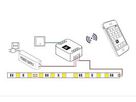 LED DIMMER 1CH 12/24V DC 1X10A AUTO DETEC.