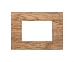 PLACCA QUADRATA  3P LEGNO CHIARO COMPATIBILE LIVING