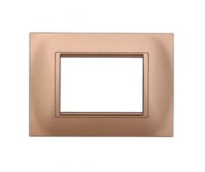 PLACCA QUADRATA  3P ORO COMPATIBILE LIVING