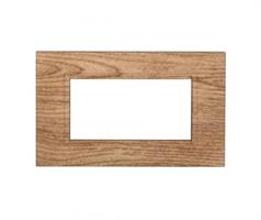 PLACCA QUADRATA 4P LEGNO CHIARO COMPATIBILE LIVING