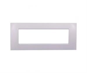 PLACCA QUADRATA 7P BIANCO COMPATIBILE LIVING