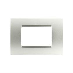 Placca Tecn. T1-Art 8003-04 Grigio Chiaro