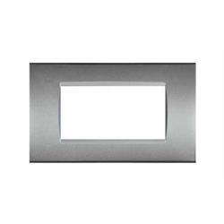 Placca Tecn. T1-Art 8004-04 Grigio Chiaro