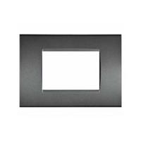 Placca Tecno T1-Art 8003-08 3P Grigio Scuro