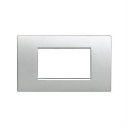 Placca Tecnopolimero T1-Art 8004-09 Silver