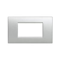 Placca Tecnopolimero T1-Art 8004-09 Silver