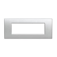 Placca Tecnopolimero T1-Art 8007-09 Silver