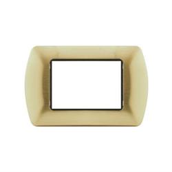 Placca Met. T1-Art 8803-06 3P Oro Spazz.