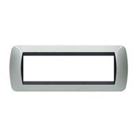 Placca Metallo T1 8807-25 7P Grigio