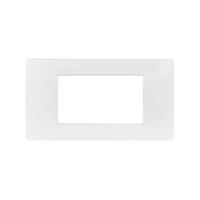 Placca Tecnopolimero T2 6004-01 4P Bianco