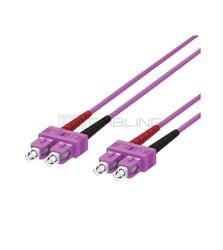 Fiber Optic Multimode Patch Cord ,50/125 SC-SC, 10 mt. O