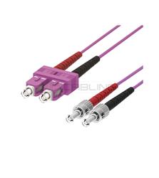 Fiber Optic Multimode Patch Cord ,50/125 ST-SC, 1 mt. OM