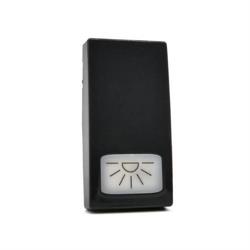 Cover Pulsante Luce T2-Gem 671N Nero