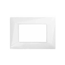 Placca Tecnopolimero T3-Joy M8003-01 Bianco