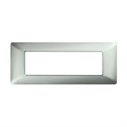 Placca Tecnopolimero T3 M8007-05 6P Argento