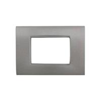 Placca Met. T4-Vip CBM7003-4 Grigio Chiaro