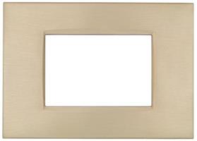 Placca Metallo T4 CBM7004-7 Oro Spazzolato