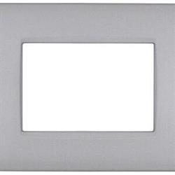 Placca Metallo T4-Vip CBM7007-3 7P Silver