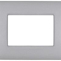 Placca Metallo T4-Vip CBM7007-3 7P Silver