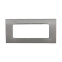 Placca Met. T4-Vip CBM7007-4 Grigio Chiaro