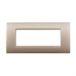 Placca Metallo T4 CBM7007-6 7P Champagne