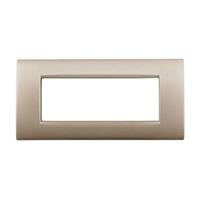 Placca Metallo T4 CBM7007-6 7P Champagne