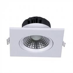 FARETTO INCASSO 5W 4000K QUADRO BIANCO ORIENTABILE