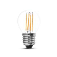 LAMPADINA LED SFERA 4W E27 G45 6000K TRASPARENTE