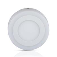 PANNELLO LED DA SUPERFICIE 18+4W 6000K TONDO