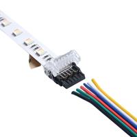 CONNETTORE RGB+CCT CLIP HIPPO 12MM 6PIN STRIP-CAVO