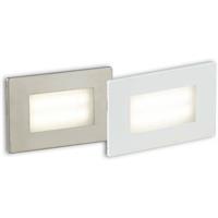 INTEC INCASSO LED BOLT BIANCO E NICHEL IN ACCIAIO