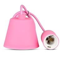 LAMPADARIO PORTALAMPADA E27 ROSA