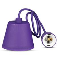 LAMPADARIO PORTALAMPADA E27 VIOLA