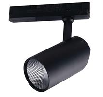 FARO BINARIO LED ACTION NERO IN ALLUMINIO 20W 1910LM