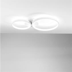 PLAFONIERA LED FREDY BIANCO 30W 4370LM CCT 60X35,4X6,1CM