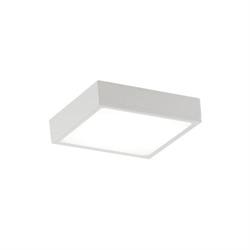 PLAFONIERA LED KLIO BIANCA IN ACRILICO E ALLUMINIO 16W