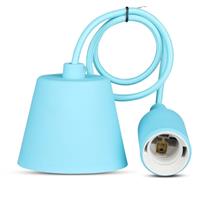 LAMPADARIO PORTALAMPADA E27 BLU