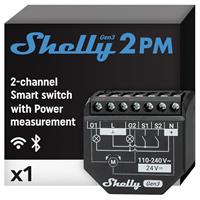 SHELLY PLUS 2 PM GEN 3 PER TAPPARELLE 16A